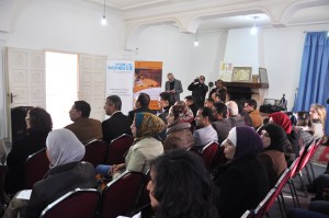 Women's Co-Op members and others in the audience.