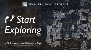 Umm el-Jimal Project graphic advertising virtual tour.