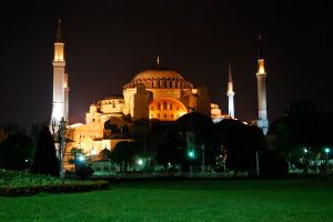 The Hagia Sophia at Night